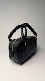 Miu Miu Siyah Arcadie Deri Çanta - Görsel 2