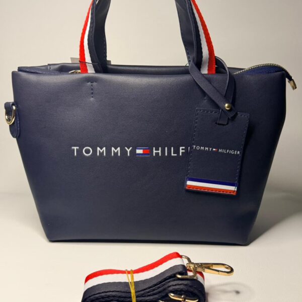 TH Logotape Tote Çanta- LACİVERT