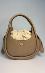 Prada Deri El Çantası-BEJ