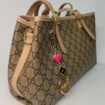 GG Amblem Orta Boy Çanta-KREM - Görsel 2