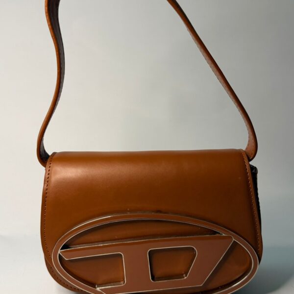 Diesel İkonik Omuz Çantası- KAHVERENGİ