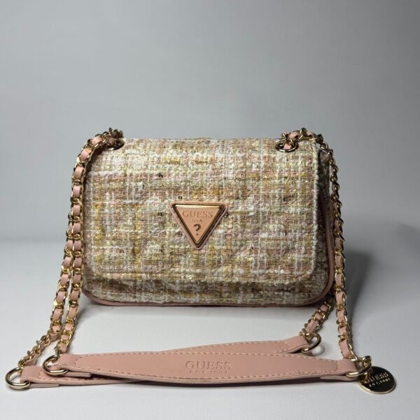 Guess Tüvit Çapraz Çanta-PEMBE