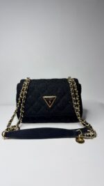 Guess Tüvit Çapraz Çanta-Siyah