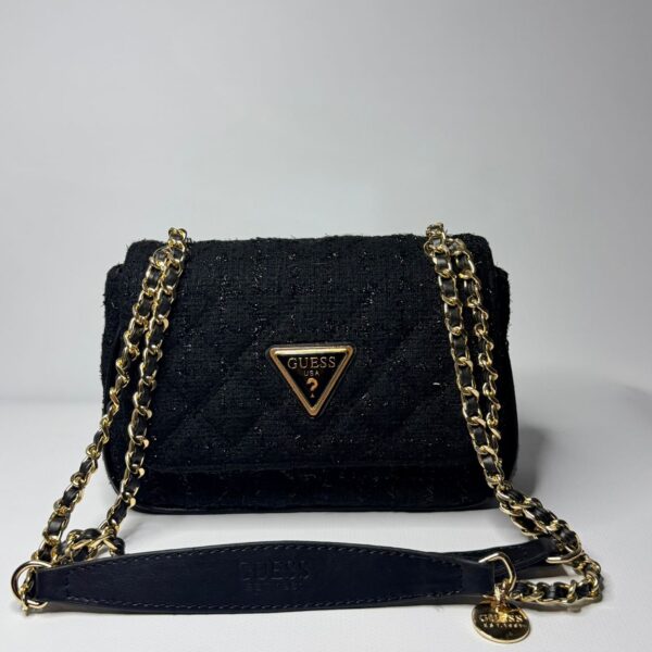 Guess Tüvit Çapraz Çanta-Siyah